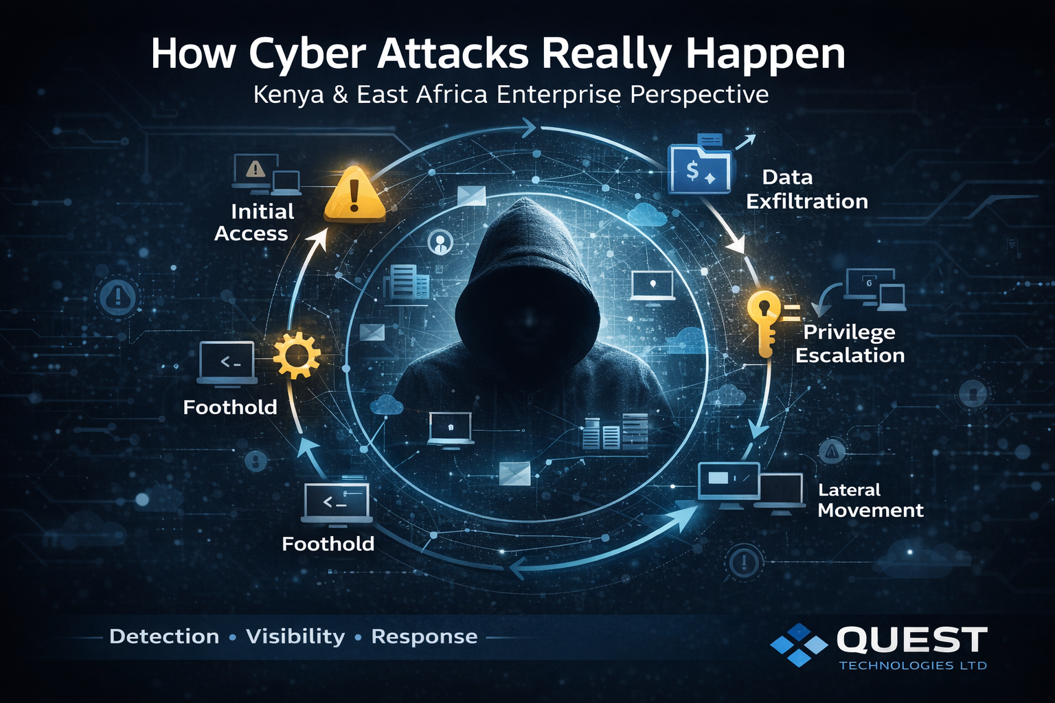 How cyber attacks happen in Kenya and East Africa